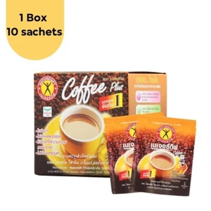 Nature Gift COFFEE PLUS w Ginseng, Vitamins & Minerals 10 Sachets x 1 Boxes - Picture 1 of 9