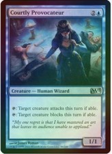 1 x Courtly Provocateur - Foil - M13 - LP - Magic The Gathering - MTG