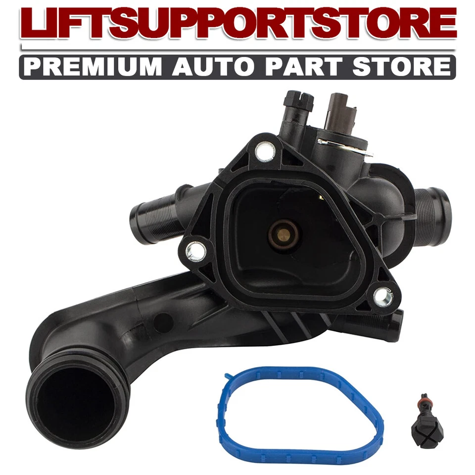 Termostato de líquido refrigerante e conjunto de carcaça com sensor e junta para Mini Cooper 2007-13 - Imagem 1 de 4