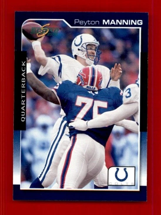 2000 Score #78 Peyton Manning. - Image 1 of 2