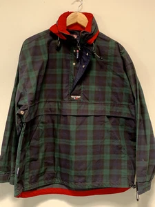 Chaps Polo Sport Plaid Tartan 1/2 ZIP Pullover Grail y2k 90s Polo Sport Vtg - Picture 1 of 6