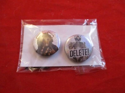 Doctor Who Mini 2 Pin Set **BRAND NEW** Cyberman + Cybershade - Image 1 of 2