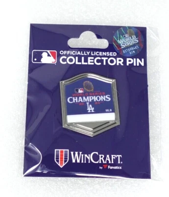 LA Dodgers 2024 World Series Champions Collector Pin Wincraft - Image 1 of 4