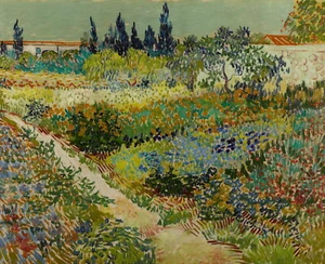 VINCENT VAN GOGH Poster or Canvas Print "Garden at Arles" - Picture 1 of 1