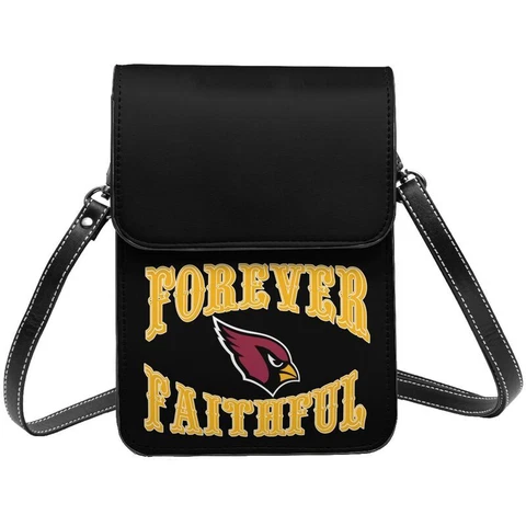 Forever Faithful Arizona Cardinals Small Cell Phone Purse Single Shoulder Bag Cover