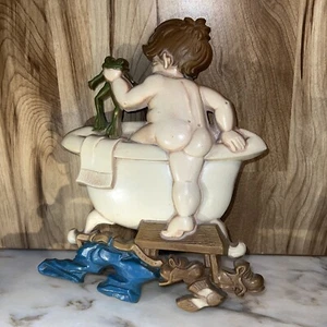 Vintage 1970 Sexton Decorative Bathroom Wall Hanging Decor - Picture 1 of 6