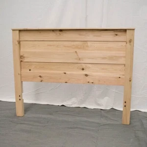 Farmhouse Unfinished Headboard Full- Solid Wood/Made in USA/Free Shipping - Picture 1 of 3