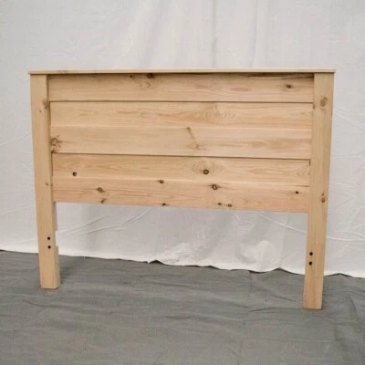 Farmhouse Unfinished Headboard Full- Solid Wood/Made in USA/Free Shipping - Image 1 of 3