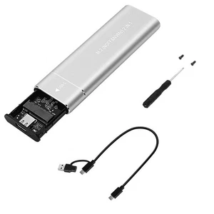 Boîtier SSD M2 mince et portable USB3 1 type C boîtier de stockage externe - Photo 1/33