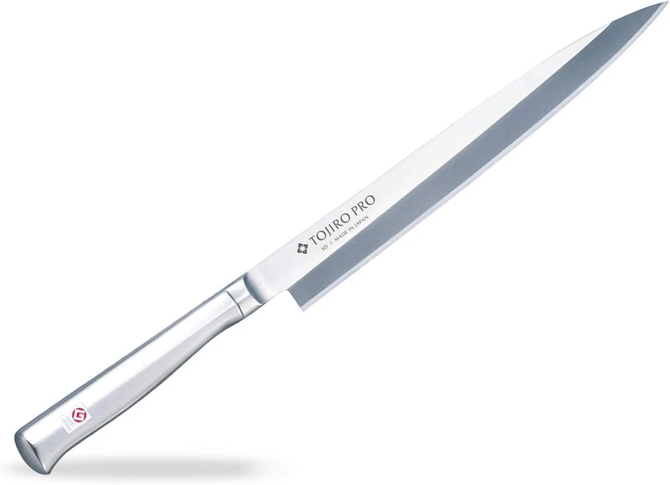 Cuchillo de sushi Tojiro Pro Yanagiba 240 mm F-622 Sashimi todo acero inoxidable JAPÓN Foto 1 de 4