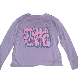 Stell McCartney Kids Girls Size 10 Lavender Long Sleeve Stella McCartney Shirt - Picture 1 of 10