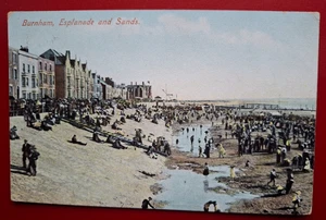 Vintage Montague Cooper Postkarte - Esplanade & Sands, Burnham - 1908 #31 - Bild 1 von 2
