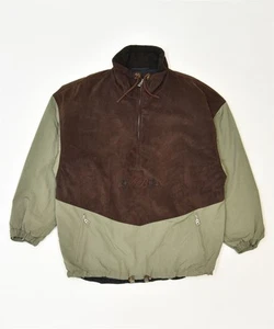 BOGNER Mens Graphic Pullover Jacket UK 38 Medium Brown Nylon Sports HA02 - Picture 1 of 3