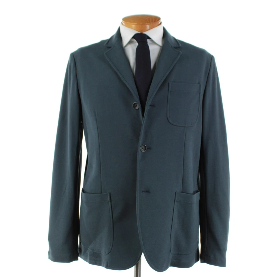 Тряпка и кости NWD хлопок смесь Ахиллес вязаный спортивное пальто / блейзер размер 42 США в синий - Изображение 1 из 4