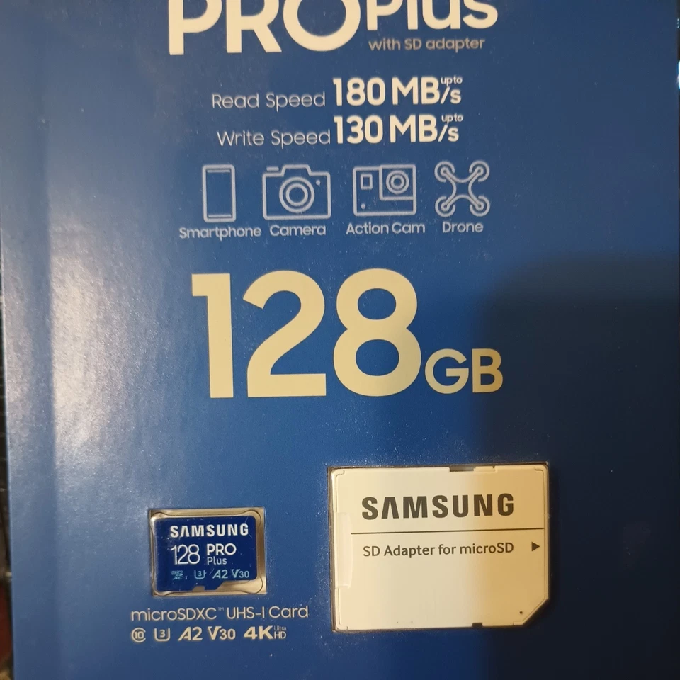 Nuevo adaptador Samsung MicroSD Pro Plus 128 GB - (MB-MD128SA/AM) Foto 1 de 1