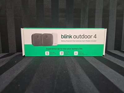 Blink Outdoor 4 Battery Powered 2 Camera Set With Sync Module & Mounting Kits - Image 1 of 4