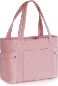 Nurse Bags for Work, Tote Bag Women, 17'' Large Nursing Pink-no Pattern  - Picture 1 of 8