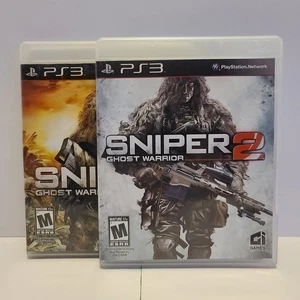 Sniper Ghost Warrior 1 y 2 PlayStation 3 CIB Juego de Disparos Tácticos Completo - Imagen 1 de 5
