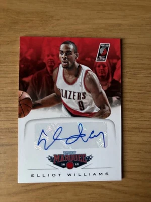 2012-13 Panini Marquee Signatures Elliot Williams #22 Auto - Image 1 of 2