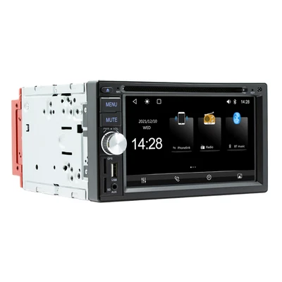 Car Stereo Radio Bluetooth USB MP5 Player Double 2DIN For Carplay Android Auto - Image 1 of 4