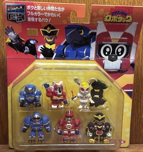 1998 Yutaka Pocket Hero Series Tetsuwan Tantei Robotack Set of 6 minifigures - Picture 1 of 3