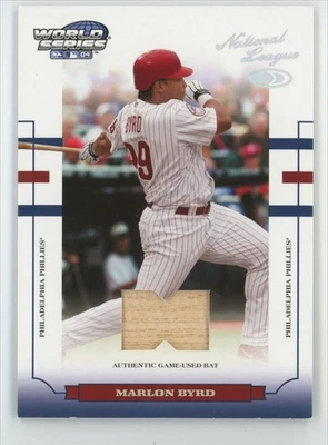 Marlon Byrd 2004 Donruss World Series Material /100 Bat #WS-139 Philadelphia - Imagem 1 de 3