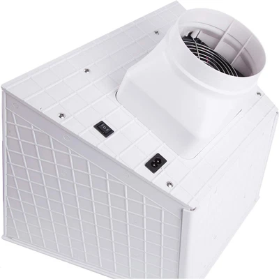 Fengda Portable Airbrush Hobby Spray Booth Spray Box BD-515 with LED Lights & T