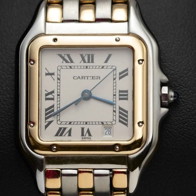 Panthere de Cartier Medium Watch Yellow Gold & Steel 183957 - Image 1 of 4