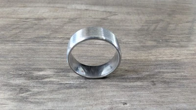 Brushed Stainless Steel Wedding Band - Multiple Sizes Available - US Seller - Image 1 of 4