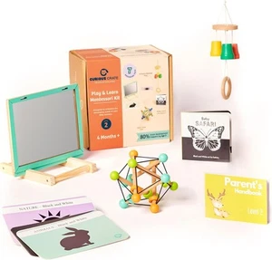 Montessori Toys Box for Newborns | 7 in 1 Sensory & Developmental –... - Picture 1 of 7