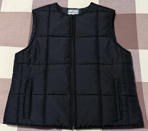 Pendleton Originals Women’s Puffer Vest Large Square Quilt Lightweight Black - Picture 1 of 5