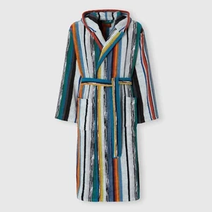 Missoni Home men's/women's terry bathrobe WOODEN 160 - Picture 1 of 3