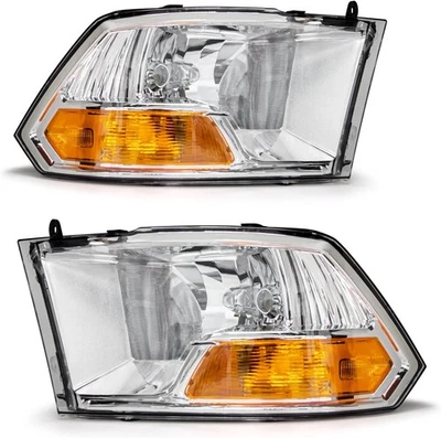 Par de faros derecha e izquierda 2009 2010 2011 2012 2013 14 15 16 RAM 1500 no cuádruples Foto 1 de 3