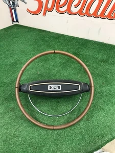 1968 Cougar Woodgrain Steering Wheel original deluxe - Picture 1 of 20