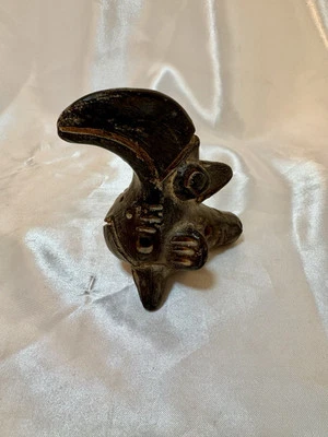Flauta Ocarina Sudamericana - Arcilla en Forma de Pájaro Estilo Precolombino Como Está, foto Foto 1 de 4