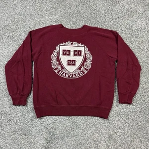 Felpa girocollo vintage anni 70 Harvard University, taglia M made in USA - Foto 1 di 7