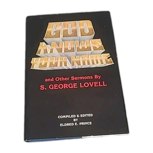 God Knows Your Name SIGNED S George Lovell 1985 HC Sermons Eldred E Prince Loris - Picture 1 of 11