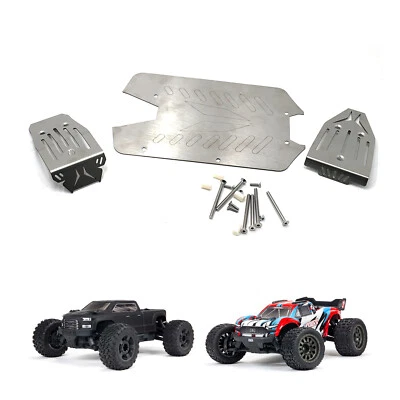 Skidplate Chassis-Unterbodenschutz Stahl für 1/10 ARRMA VORTEKS  - Bild 1 von 4