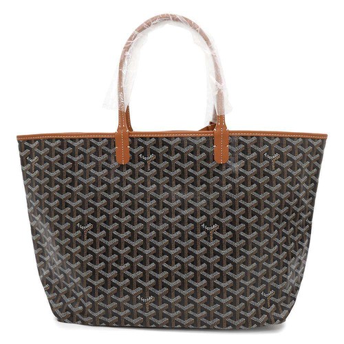 GOYARD Saint Louis taglia PM PVC pelle nero naturale STLOUIPMLTY07CL07P