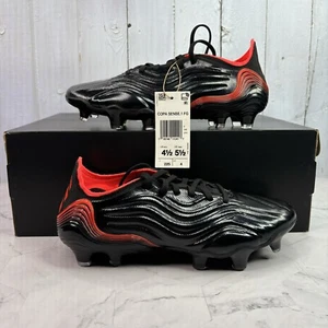 adidas Copa Sense.1 FG Black Mens Sz 4.5/Wmns 5.5 Soccer Cleats Red New GW3606 - Picture 1 of 7