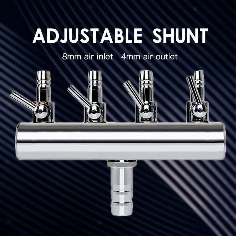 水族箱气流控制杠杆阀分销商分离器气泵流量管 — 第 1/1 张图片