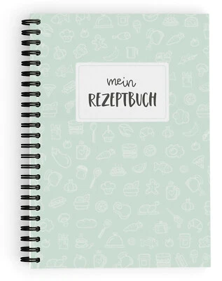Rezeptbuch zum selberschreiben A5 mit Schutzcover Kochbuch Backbuch Rezeptordner - Bild 1 von 4