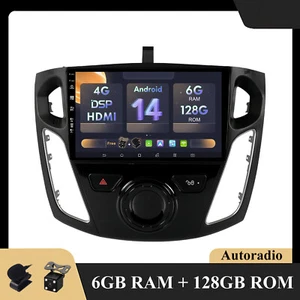 Radio de coche Para Ford Focus MK RS 2012-2017 Autoradio 9" GPS BT Carplay DAB - Imagen 1 de 7