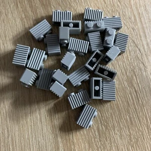 Lego 25 Ladrillos Riffel 2877 Gris Claro Nuevo - Imagen 1 de 1