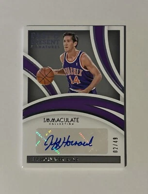 2021-22 Immaculate Jeff Hornacek Auto /49 Past & Present Signatures #HS-JHN Suns - Image 1 of 2