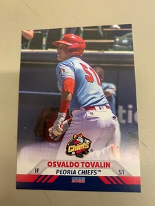 Osvaldo Tovalin Card 2022 Peoria Chiefs Team Card