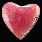 Rhodochrosite Stalactite Cabachon Heart 28mm Gem Pink Jewelry Argentina C0907