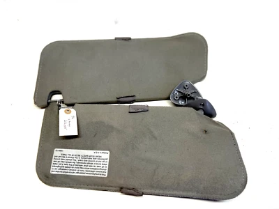 Conjunto de quebra-sol Chevy Blazer S10 1995-2005 cinza médio fabricante de equipamento original motorista passageiro - Imagem 1 de 2