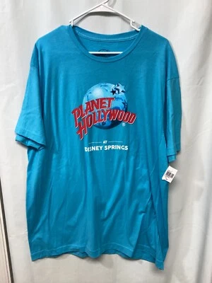 Camiseta Planet Hollywood Disney Springs Azul XL Algodón Nueva con Etiquetas T10 Foto 1 de 4