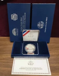 Dólar de plata prueba conmemorativa del centenario primer vuelo 2003 P. - Imagen 1 de 7